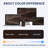 Stretchy Slipcover for Chaise Sectional - Easy to Clean & Durable - Comfort Collection (Right Chaise)-817929086