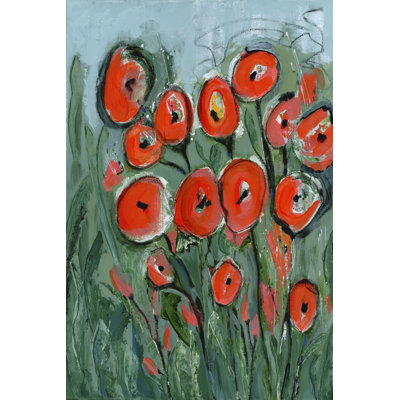 All That Jazz Garden I by Tara Daavettila - Wrapped Canvas Painting