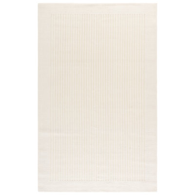 Mirage 634 tissé à la main 80% laine Nz; Tapis rayé 20% coton