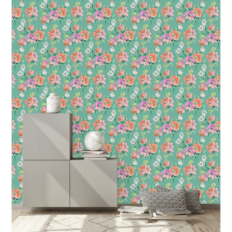 Carreau de papier peint l 25 po, L 2,09 pi x L 10,42 pi