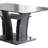 Chennai Glass Top Dining Table