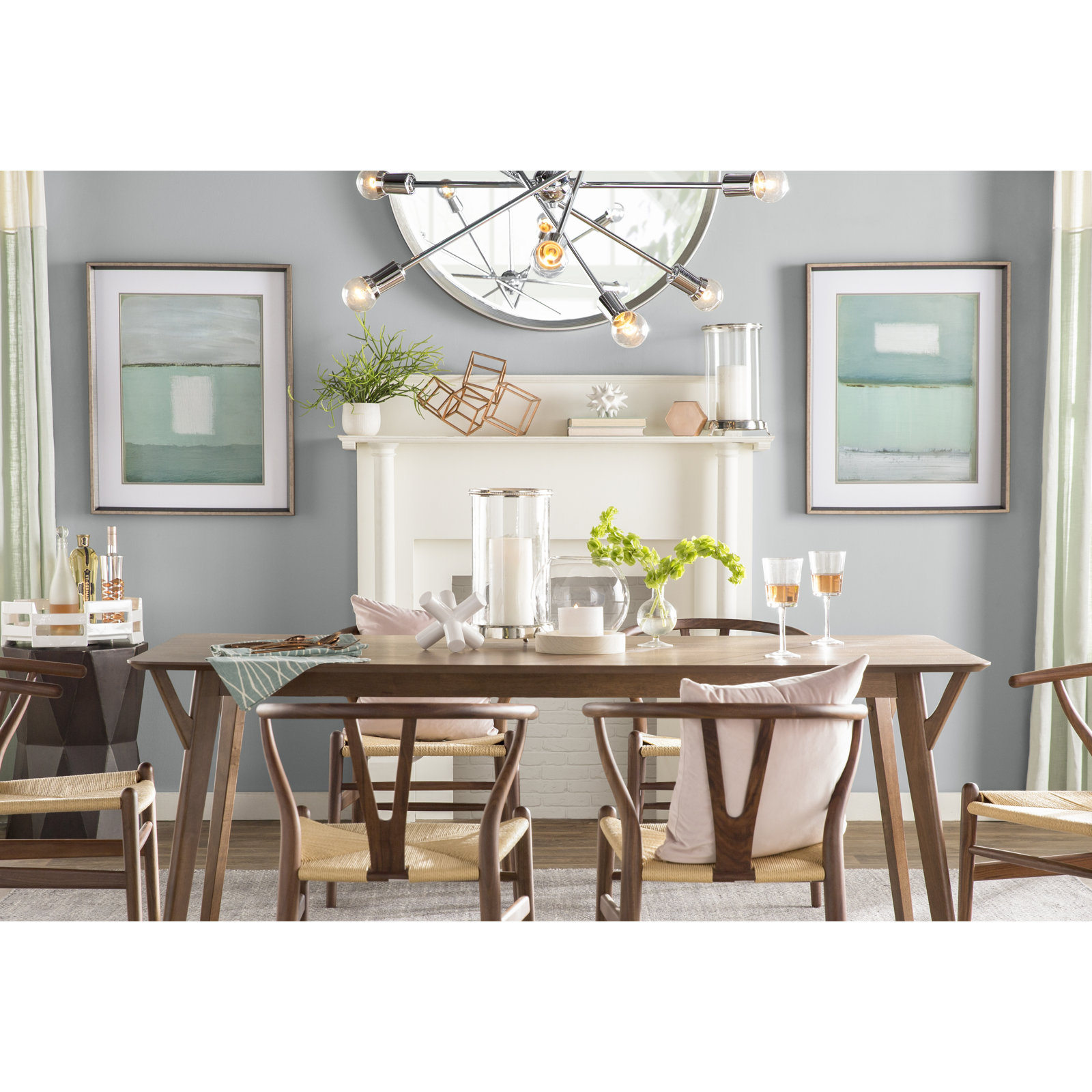 Kyla 10 - Light Dimmable Sputnik Chandelier, Chrome