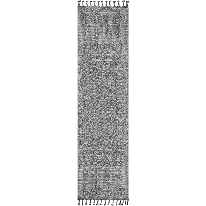 2X8 Indoor/Outdoor White Area Rug - Stain , Non-Shedding, Wear- In Soft Pile, Ideal For High-Traffic Areas