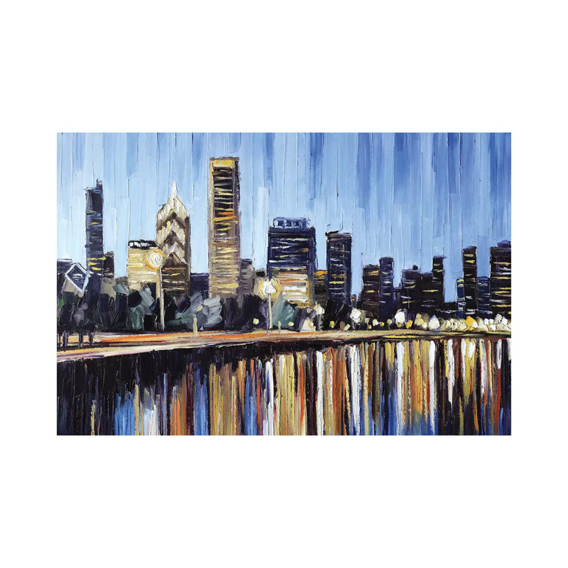 Monroe Harbor 1 Piece Wrapped Canvas Wall Art, 101.6 cm H x 66.04 cm W x 1.91 cm D