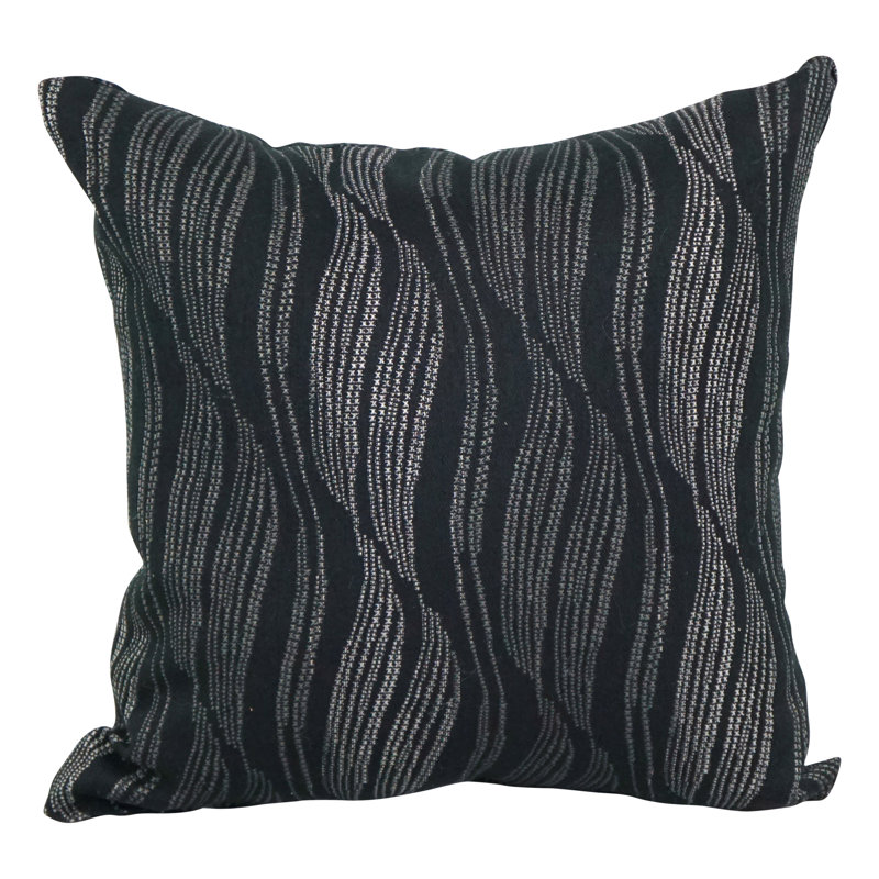 Coussins décoratifs en jacquard 23 po x 17 po (ensemble de 2), Onyx clou de girofle