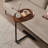 C-Shaped Side Table, Small Sofa Table For Living Room