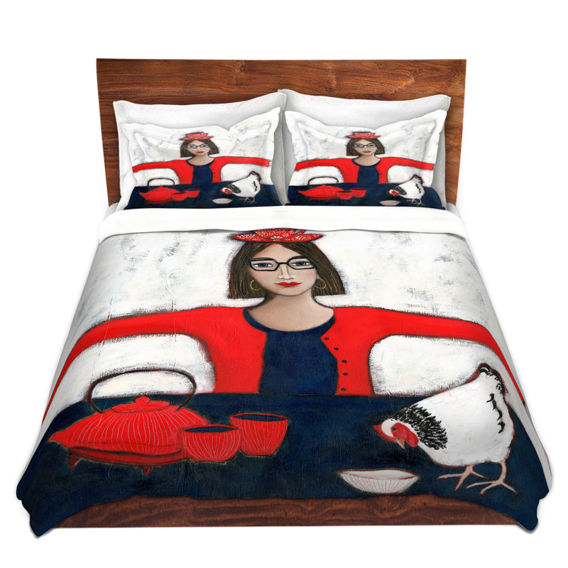Ensemble de housse de couette en microfibre DiaNoche par Denise Daffara - No ordinaire thé
