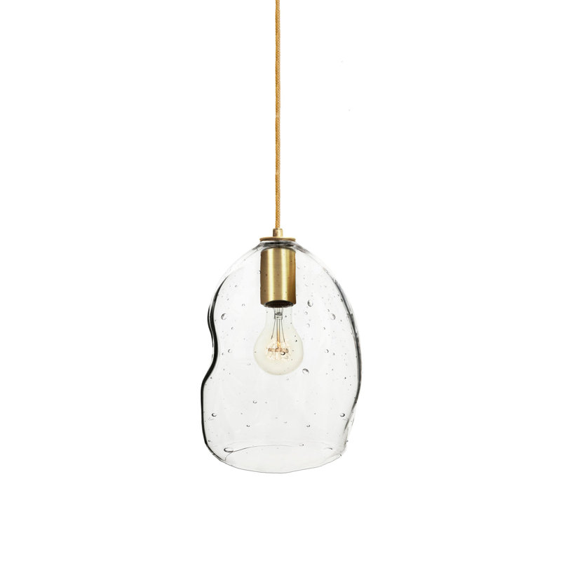 Bubble 1 - Light Brass Pendant