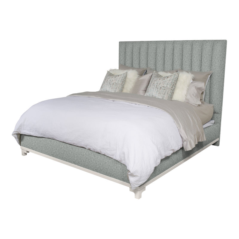 Jemma Upholstered Bed, King, Kempsey Sheepskin, Casa Blanca