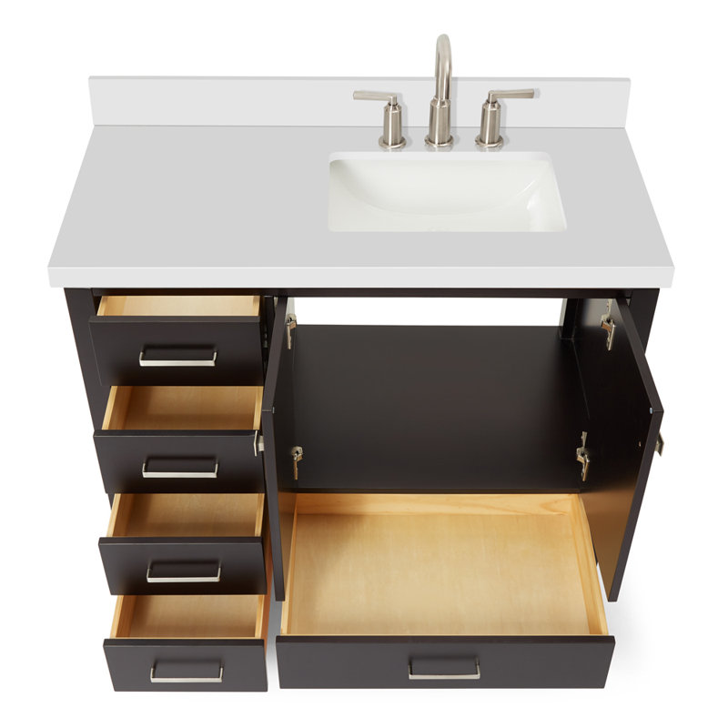 Cambridge 43" Single Bathroom Vanity Set, Espresso