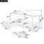 Lit plateforme House avec trois tiroirs de rangement-121082681