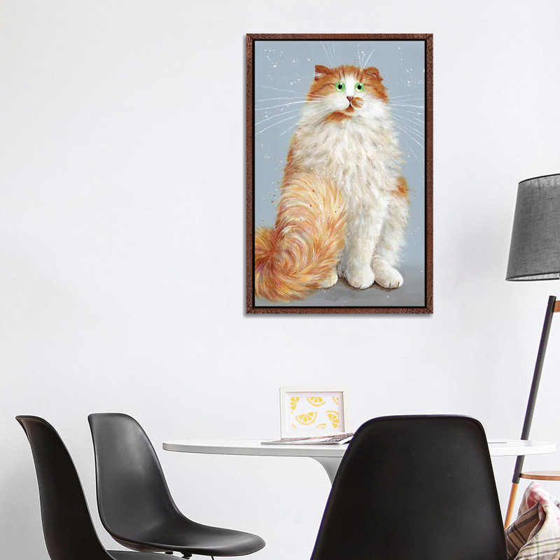 TC by Kim Haskins - Print on Canvas, Classic Brown Wood Framed, 101.6 cm H x 66.04 cm W