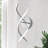 1-White dimmable LED iron wall light