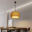Luminaire suspendu tambour tissé 3 lumières Amenadiel