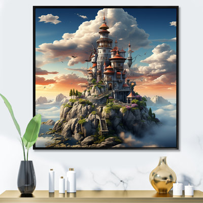 Fantasy Wizards Tower II - Art mural fantastique