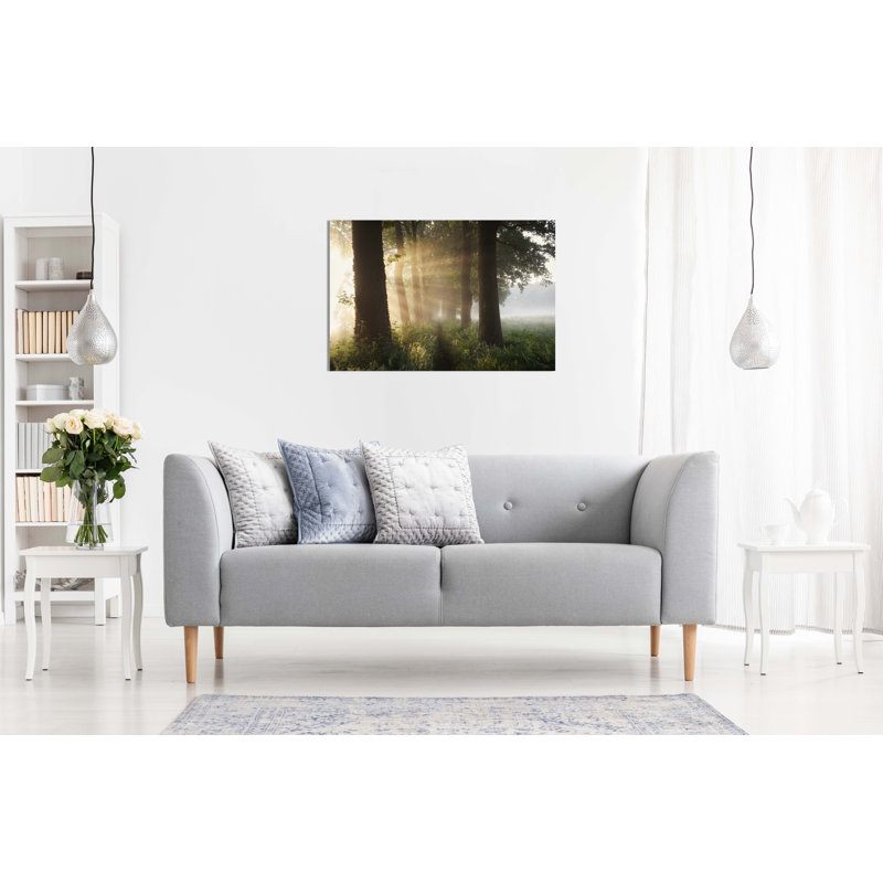 Panther Print Fine Art Prints Summer Sunlight Trees Landscape Artistic Framed Canvas Prints, Pictures For Home Walls, Bedroom, Living Room & Bathroom Decor - Wrapped Canvas Art Prints
