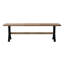 Lipp Powder Coated Steel Outdoor Bench