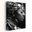Braided Hair Portrait Contemporary Wall Art Print 1 Piece Wrapped Canvas Wall Art-135950449