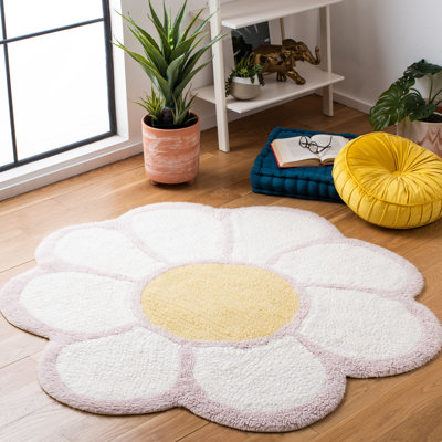 Tapis en laine touffeté à la machine Aleisha