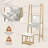 Domek Dressing Table with Mirror