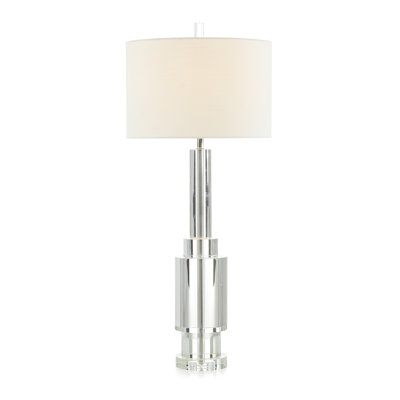 Lampe en cristal à gradins