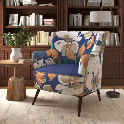 Chaise d'appoint transitionnelle en bois franc fabriquée à la main