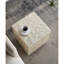 Tabouret 14 "x 14" x 18 "Capiz