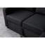 Lit modulaire, noir - Convenant aux environnements collégiaux Confortable avec literie Attelle en bois massif Assise à 5 places multiples Le lit s'adapte aux petits espaces bien ajustés