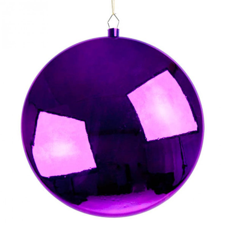 Bauble, Purple, 20cm W x 20cm H