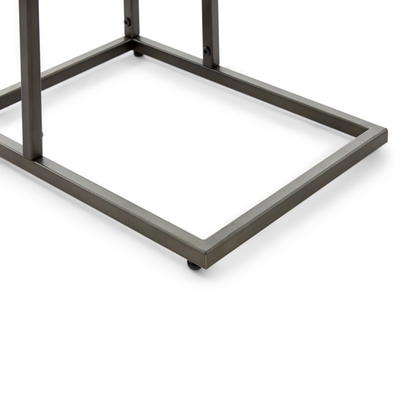 Serta Harton C Shape Side Table, White