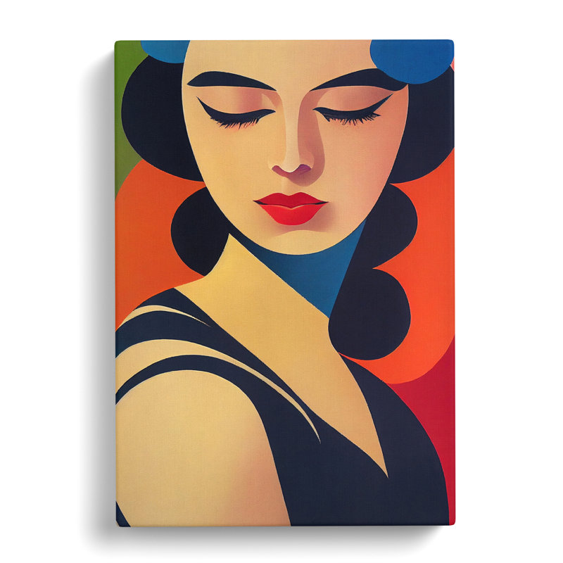 Portrait Woman Vol.1 - Wrapped Canvas, 60cm H x 40cm W x 3cm D