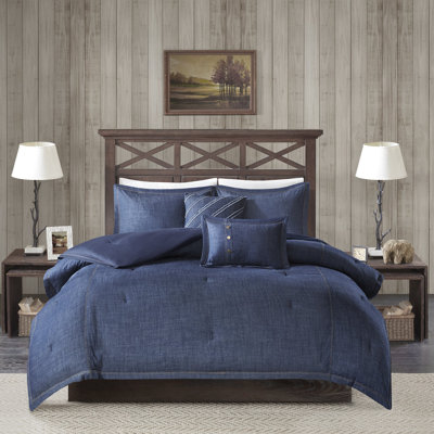 Perry Oversized Denim Comforter Set