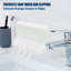 Porte-savon de douche et porte-savon en céramique - pour tout mur de carrelage, avec pente de drain, antidérapant, blanc classique