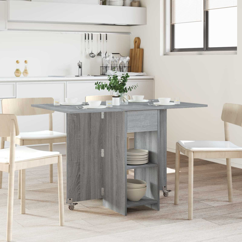 Extendable Dining Table, Grey Sonoma