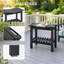 Banc de rangement, banc de coussin antidérapant pour l'intérieur et l'extérieur, tabouret de douche imperméable avec poignée-508545896