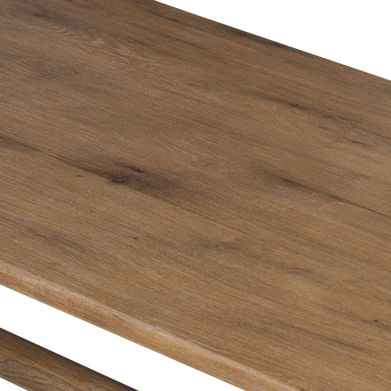 Bramwell Dining Table 118"-Weathered Oak