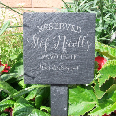 Shallowater Stone Plants & Flowers Garden Sign