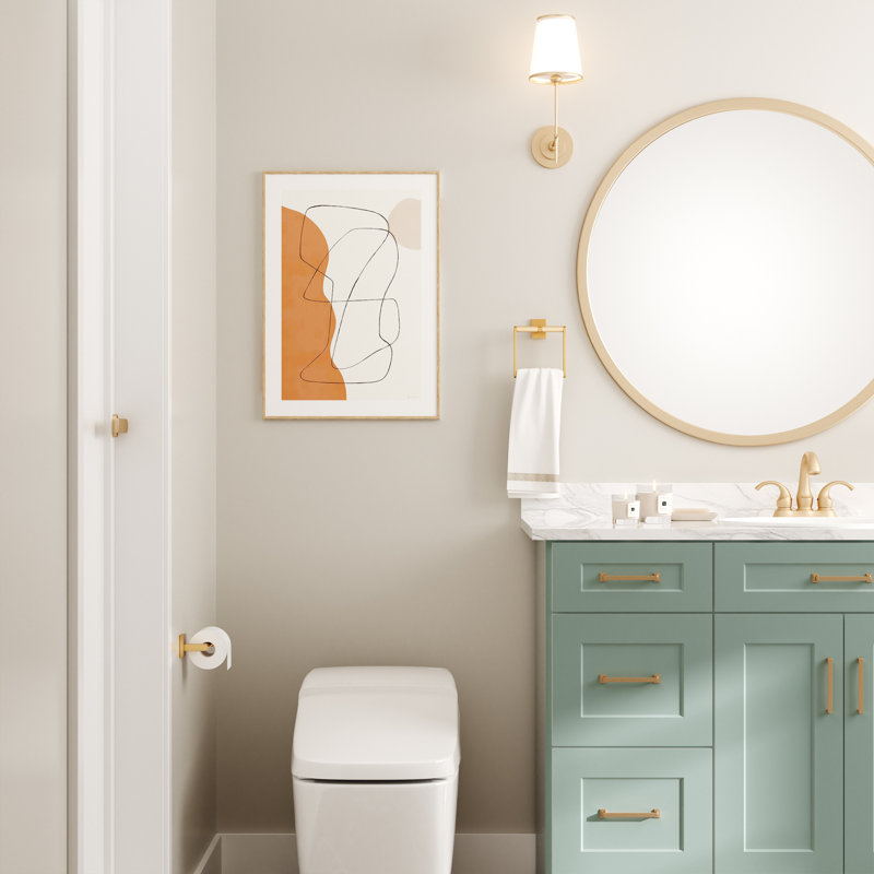 3 - Piece Bathroom Hardware Set, Gold