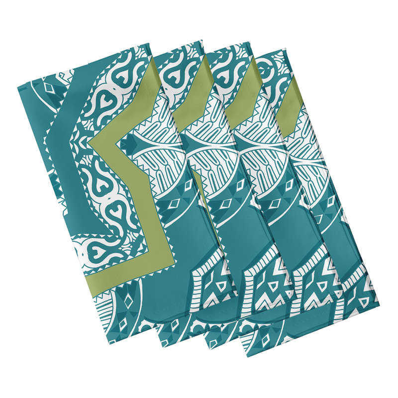 Ensemble de serviettes de table 22 po Groth, sarcelle