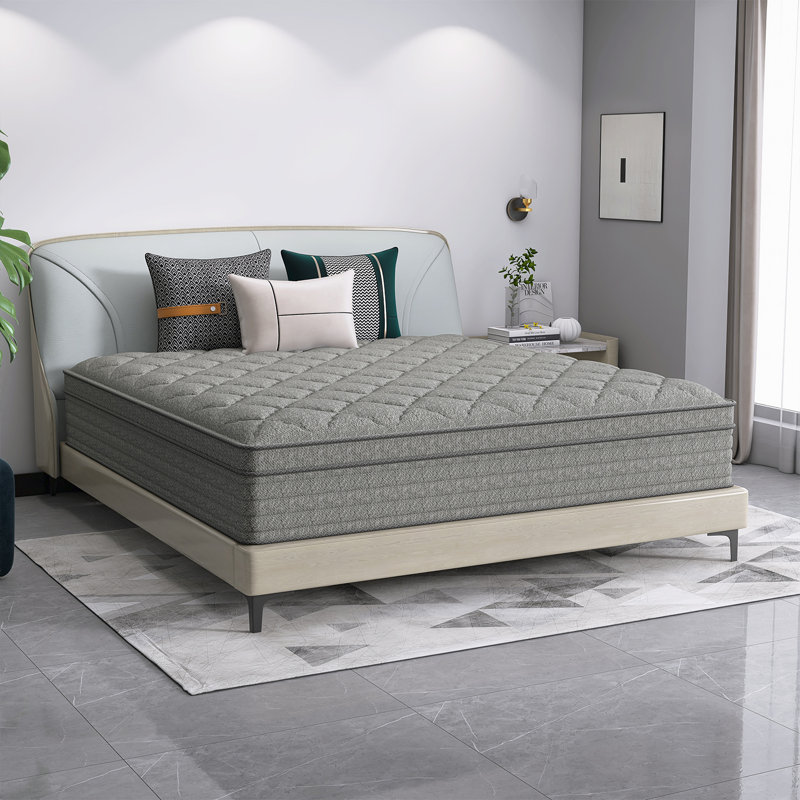 12"/14" Alwyn Home Lymington Medium Hybrid Mattress, Queen, 14''