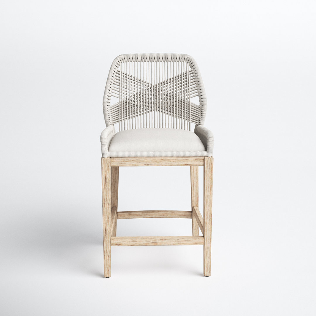 Upholstered Counter Stool with Metal Frame Joss & Main Seat  