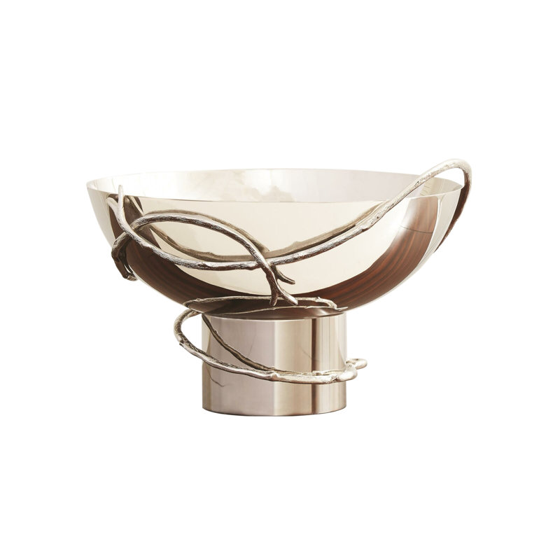 Twig Nickel Decorative Bowl