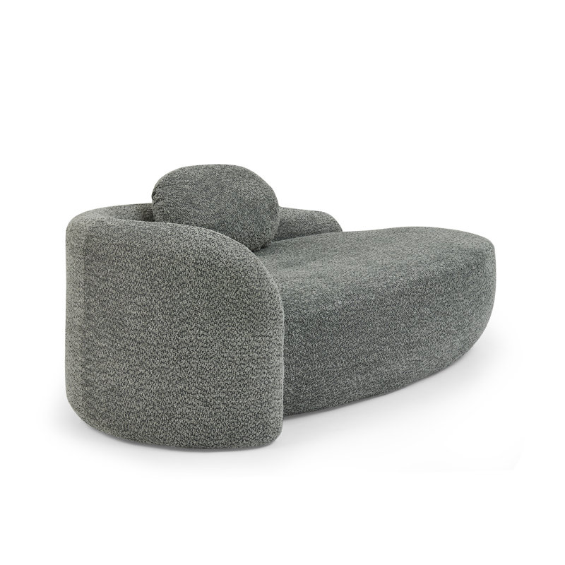 Méridienne rembourrée 38 po, Gris