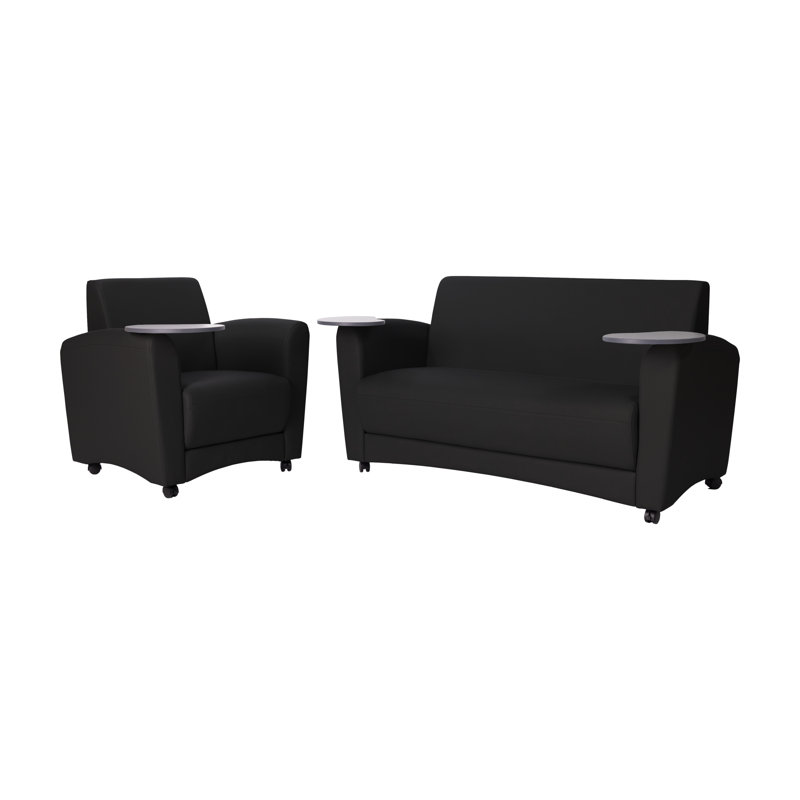 Chaise rembourrée Pro Series, Noir / Strandz cosmique