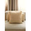 Housse de coussin beige en coton à 100%, 16,9 po x 16,9 po | Lavable à la machine, programme de lavage à la main | Tissu doux et durable, parfait pour la décoration intérieure et le confort | Idéal pour les accessoires de canapé, de canapé et de chaise-113177753