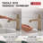 Delta Bonacci Single Hole Bathroom Faucet with Touch2O and Touchless Technology, Gold Bathroom Faucet, Diamond Seal Technology, Lumicoat Champagne Bronze-124395055