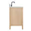 ARIEL Camila 55 Single Sink Bathroom Vanity with Italian Carrara Marble Top-1598808054-1598808040