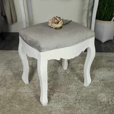 Solid + Manufactured Wood Accent Stool