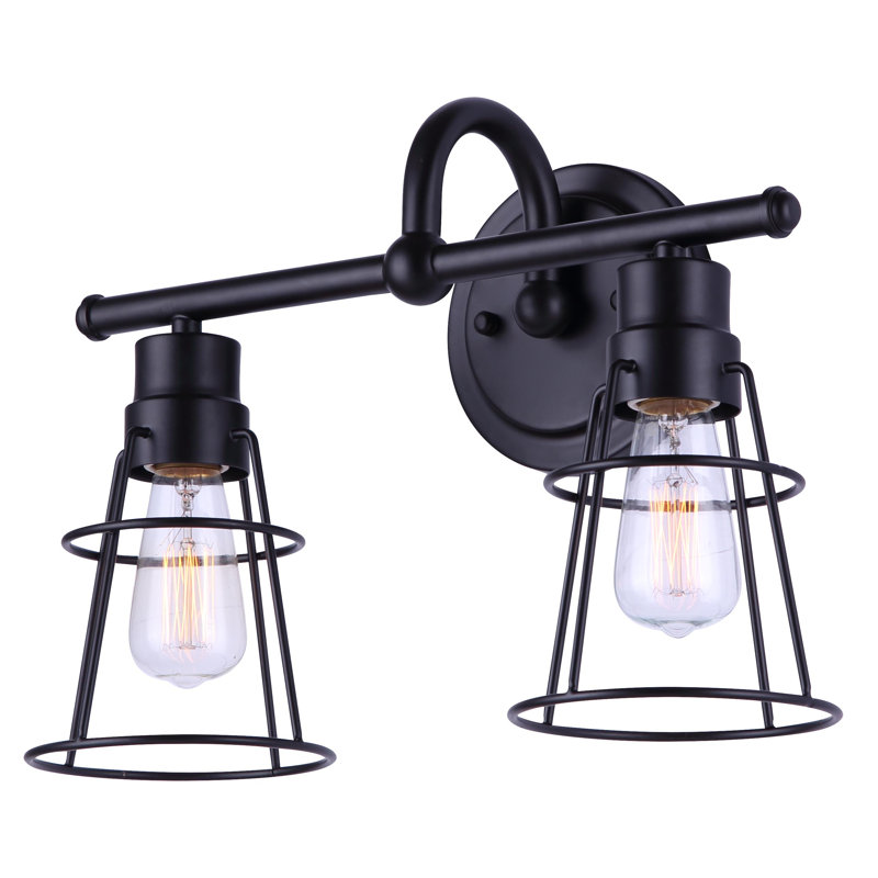 Cullins 2 - Light Dimmable Vanity Light, Black