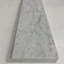 Carreau de marbre 4 po x 12 po Carrara